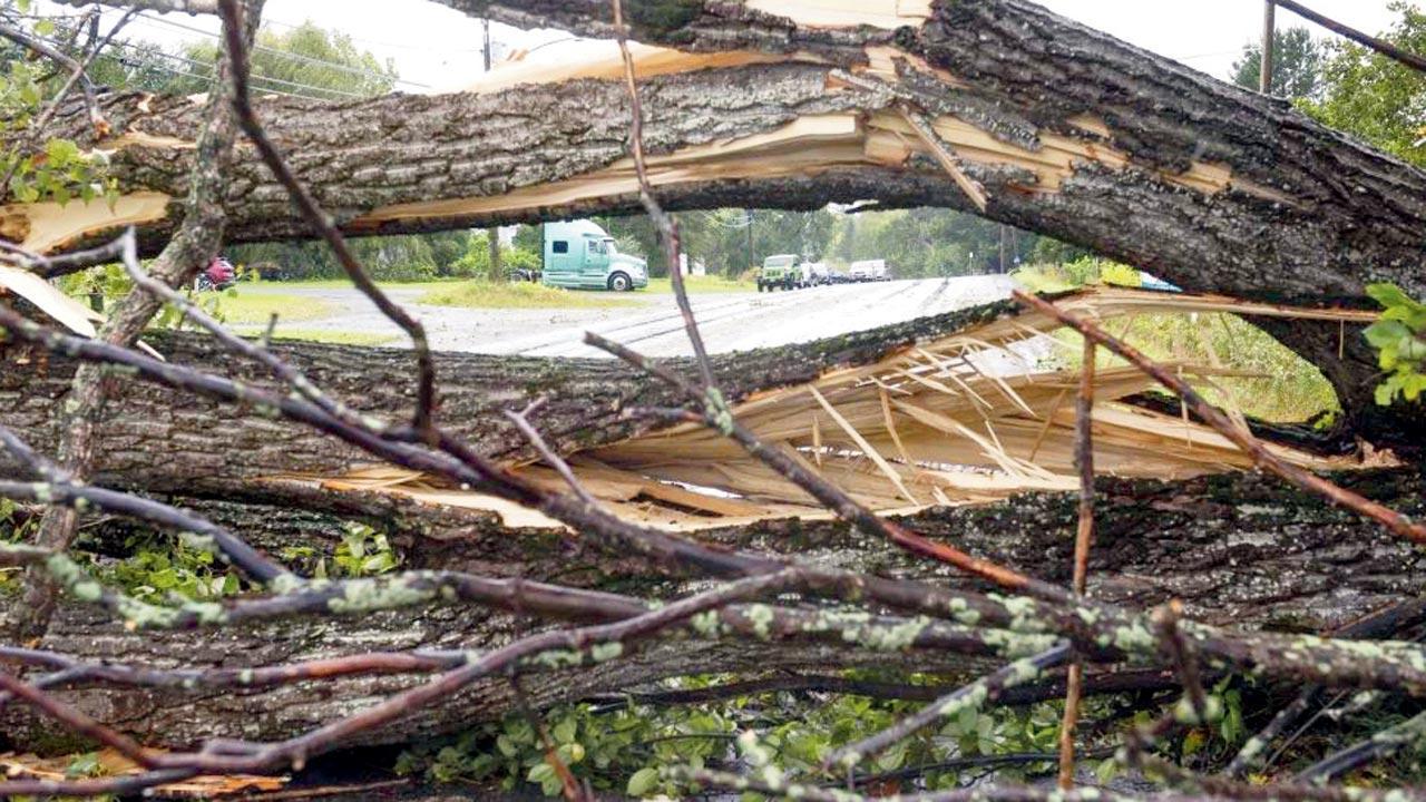 Atlantic storm Lee leaves thousands without power