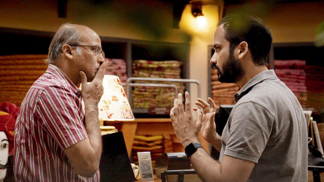 Sooraj Barjatya with his director-son Avnish