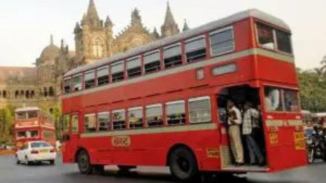 The Brihanmumbai Electricity Supply and Transport Undertaking, on Tuesday, said the buses will go off-road to make way for the electric double-decker buses. Pic/Atul Kamble