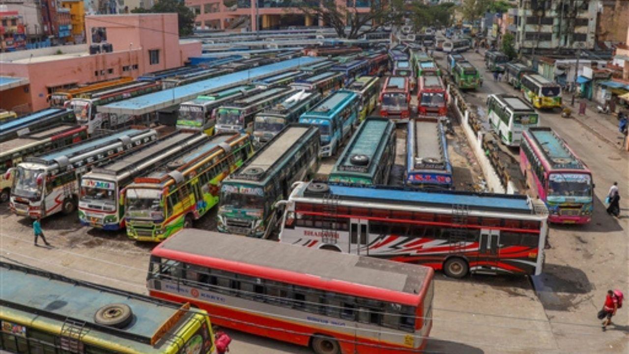 Limited rush was seen at Bengaluru Metropolitan Transport Corporation (BMTC) bus stations during the bandh.