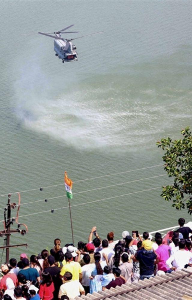 IAF held an aerial display over Bhojtal Lake in Bhopal to mark its 91st anniversary; CH-47F (I) Chinook helicopters performed breathtaking aerobatic displays