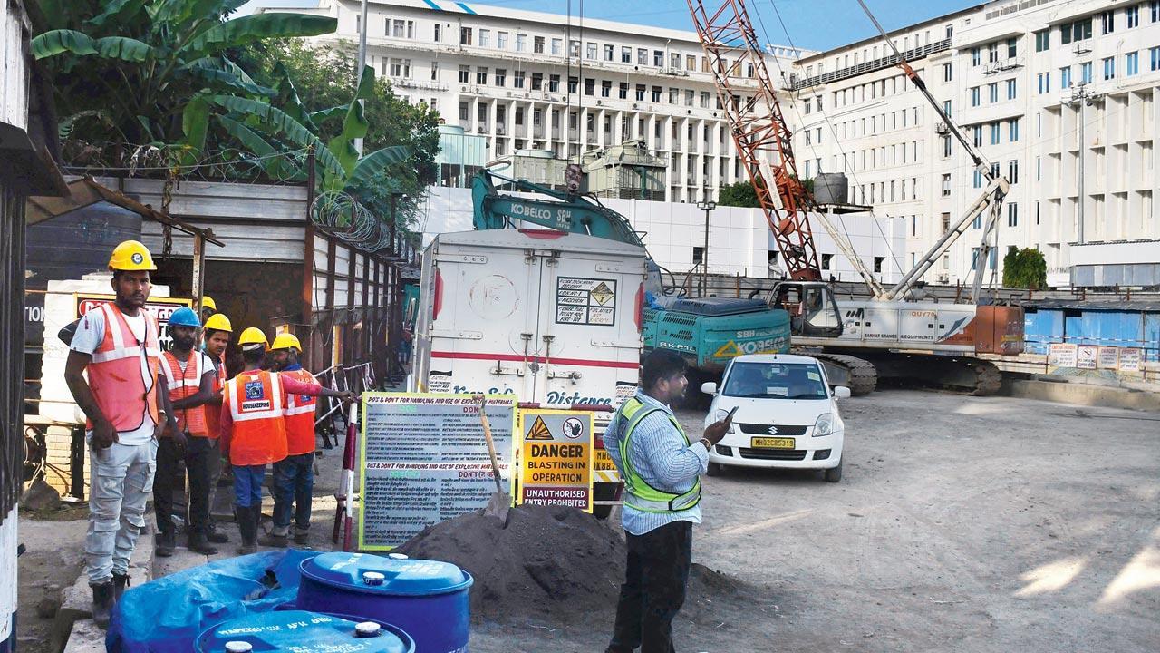 Mumbai: Blasting at Metro site damages vehicles and windows at Mantralaya