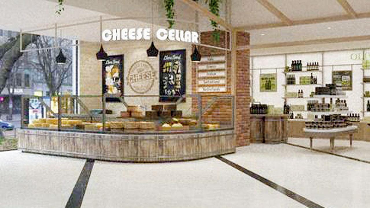 The 25,000-sq-ft space offers gourmet grocery items and produce