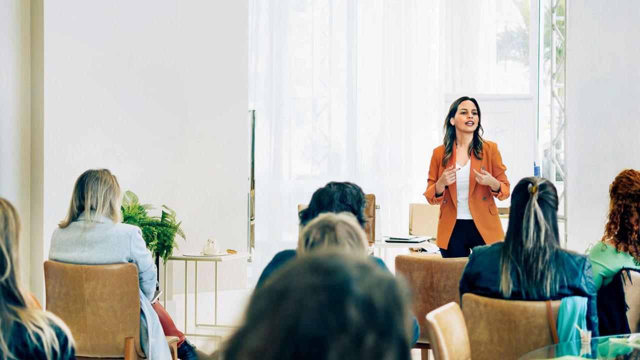 People in leadership roles should actively listen to their teams, communicate ideas clearly, be approachable and build soft skills