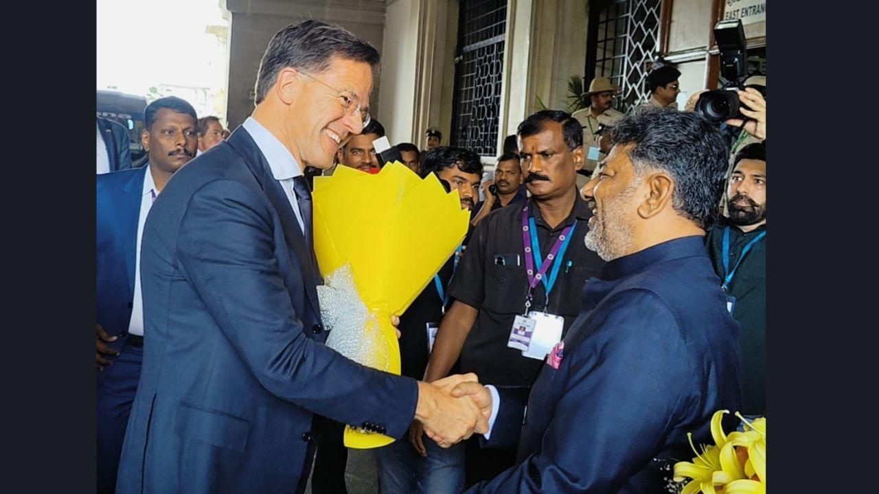 Netherlands PM Mark Rutte meets Karnataka Deputy CM DK Shivakumar in Bengaluru