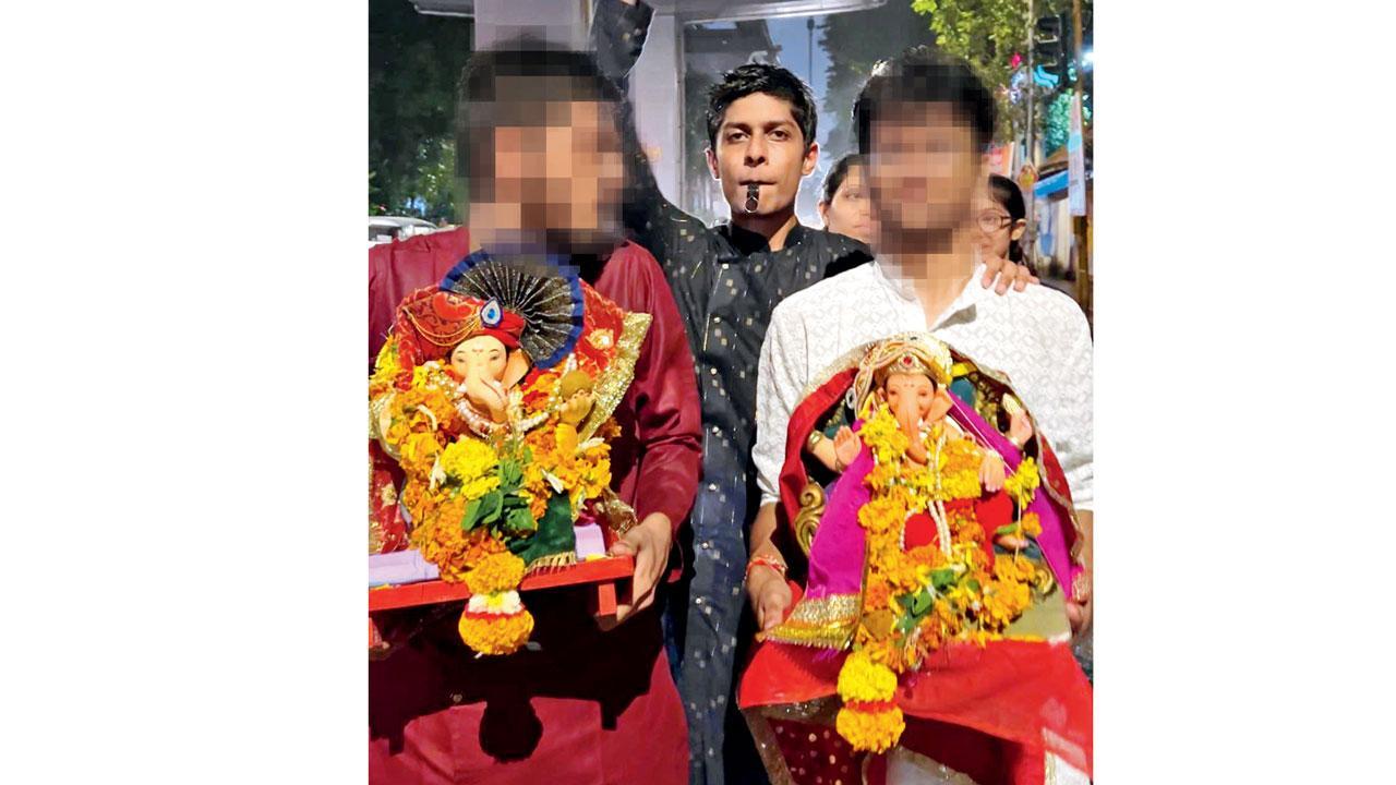 Mumbai: Influencer and his fans bring Ganpati to challenged twins’ home