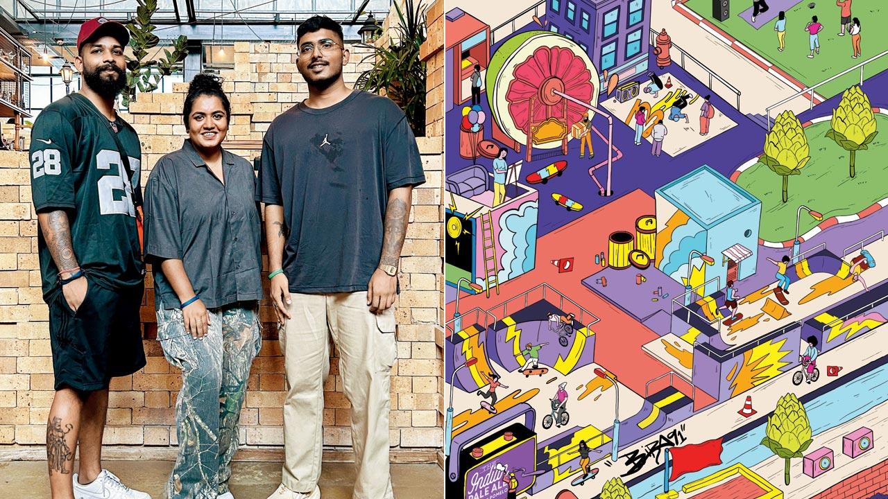 Amal Nair, Kirthi Pillai and Yash Shetty from Doodle Mapuls