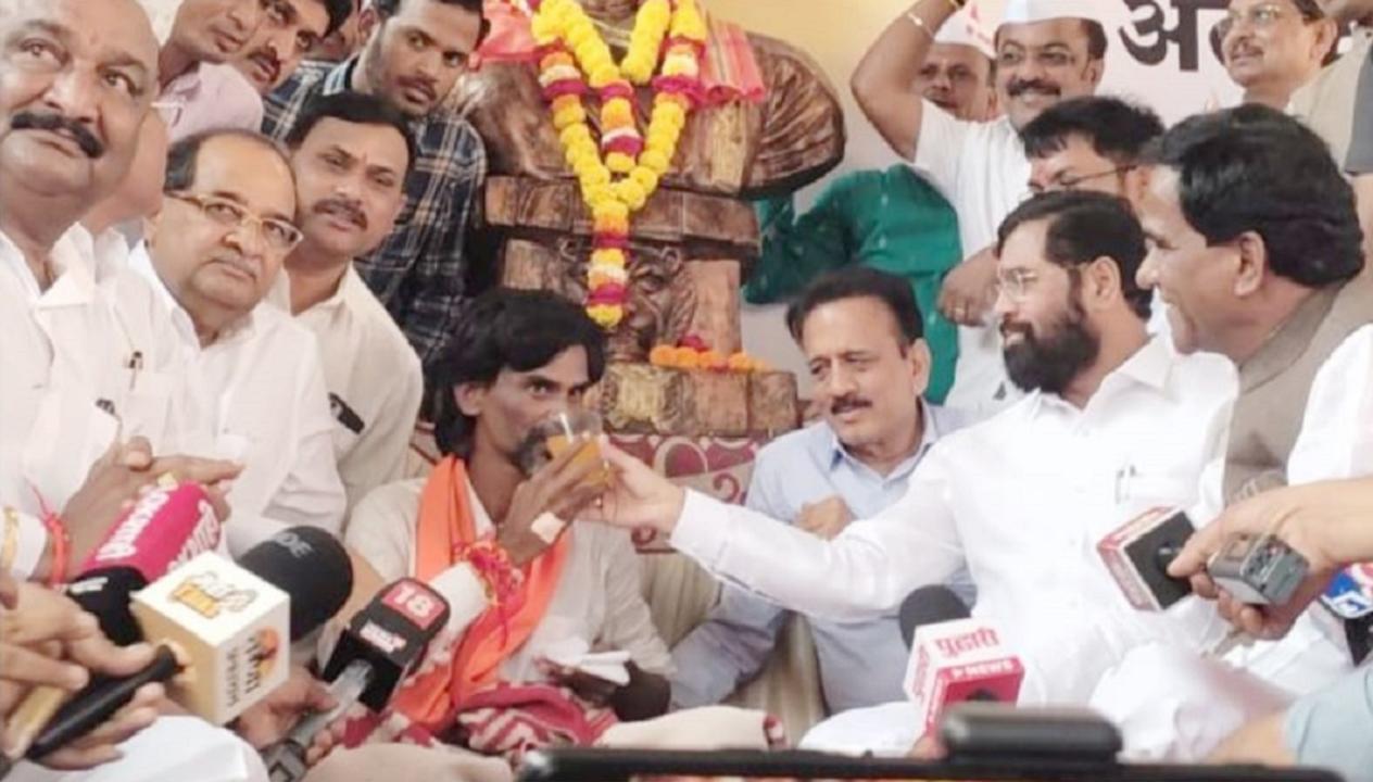 Maratha quota: Activist Manoj Jarange ends hunger strike on 17th day after Maharashtra CM meets him