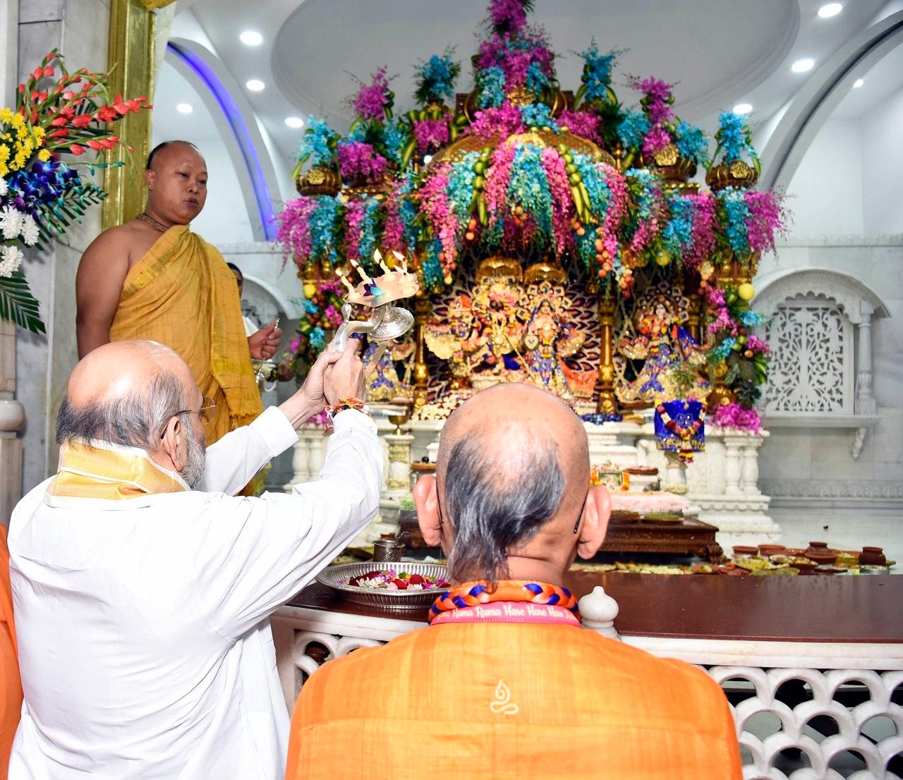 Devotees are celebrating the festival of Lord Krishna's birth anniversary, with pomp, fanfare and fervour across the country