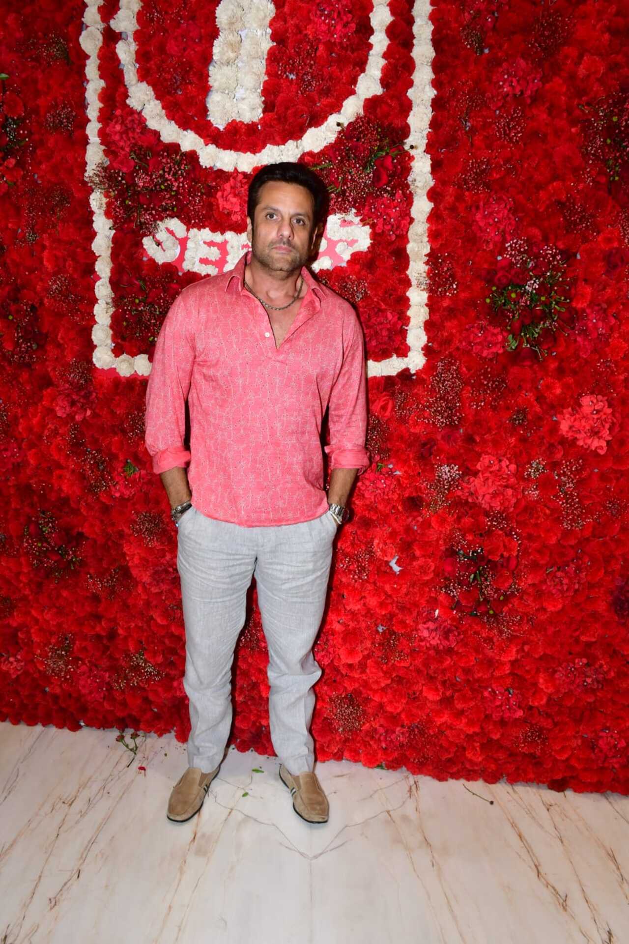 Fardeen Khan was also at the T-Series office