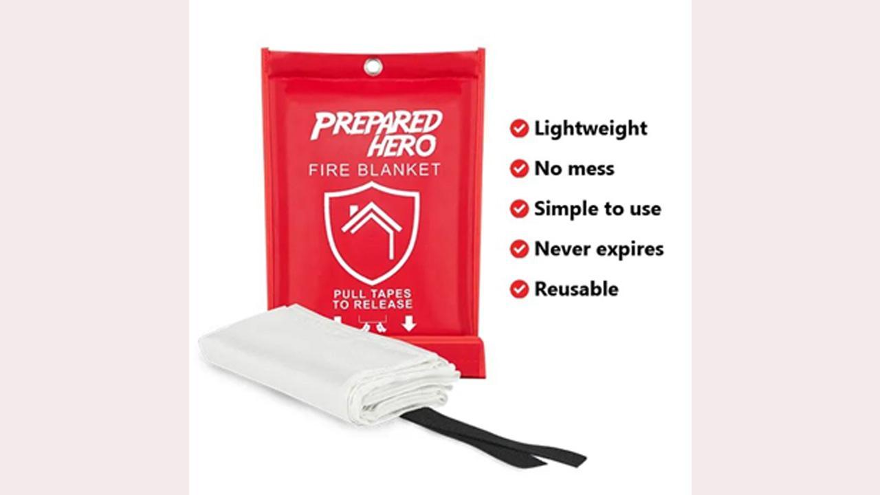 Fire Suppression Blanket, Easy Using Durable Portable Wide