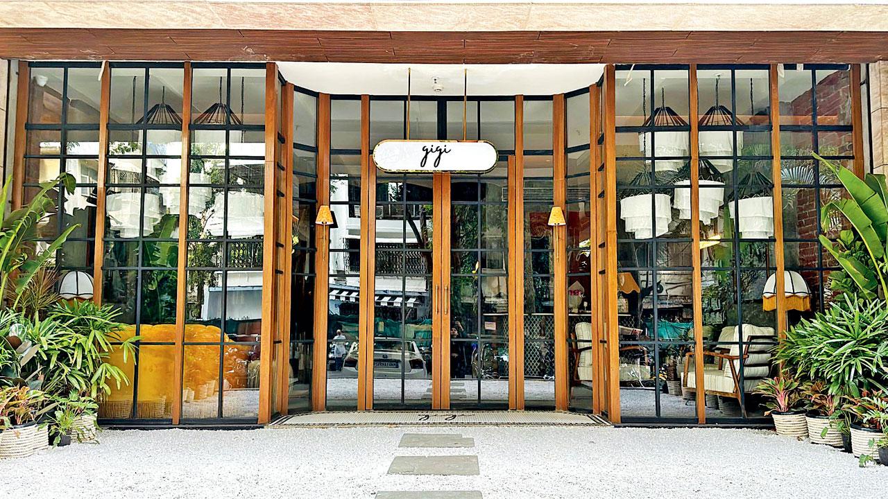 Facade of the new space