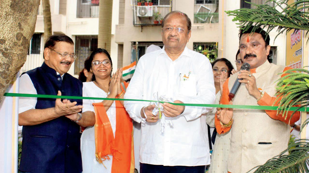 MP Gopal Shetty inaugurates the garden on August 15