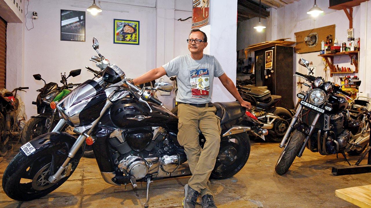 Superbike designer Zubin Ponnappa, while excited about MotoGP, also hopes that red tape won’t hinder the event. Pic/Satej Shinde