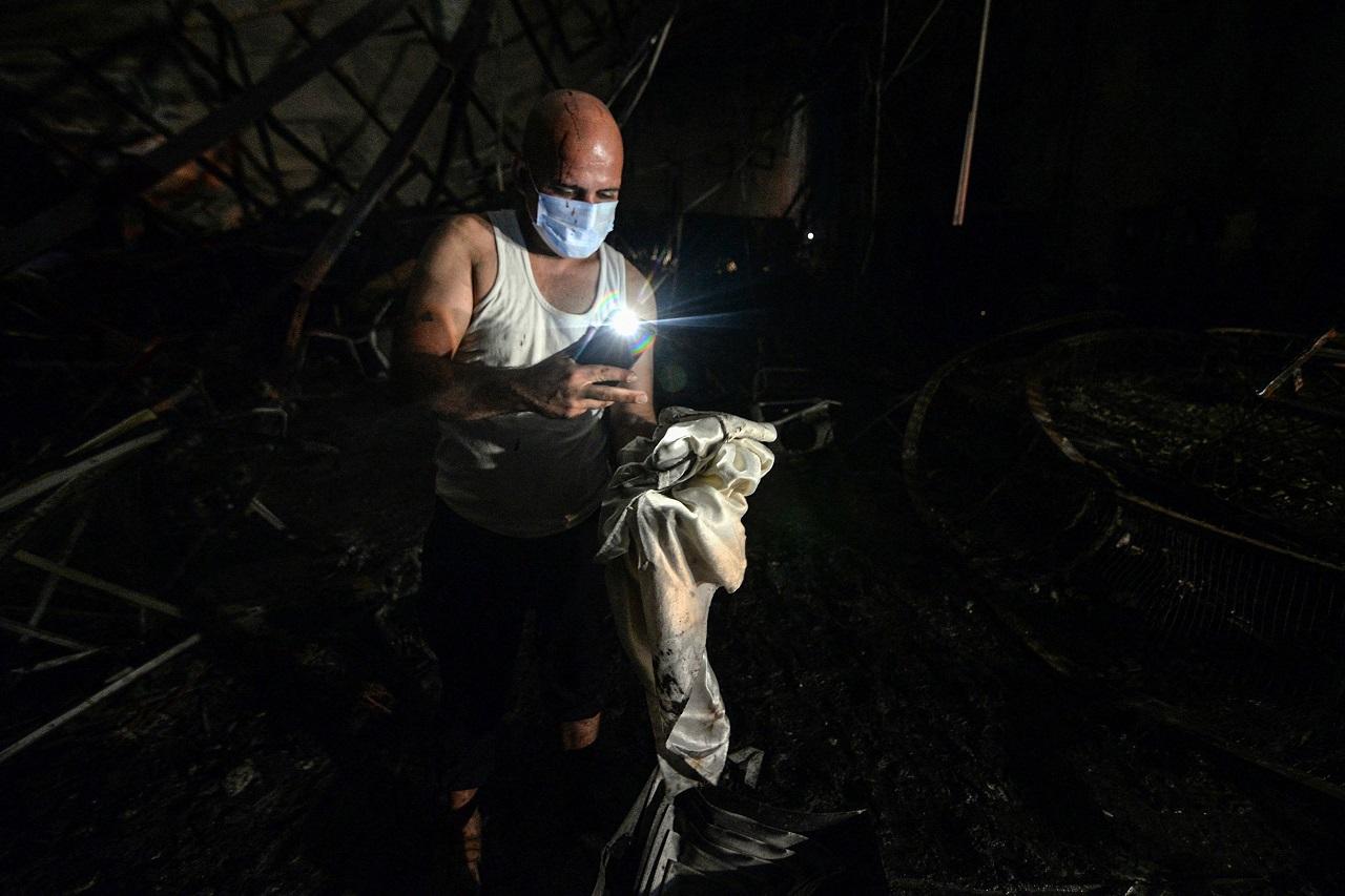 The deadly fire took place in the Hamdaniya district of northeast Nineveh governorate. The mishap was set off by candles, and other flammable materials used during the celebration, the Iraqi Civil Defense said