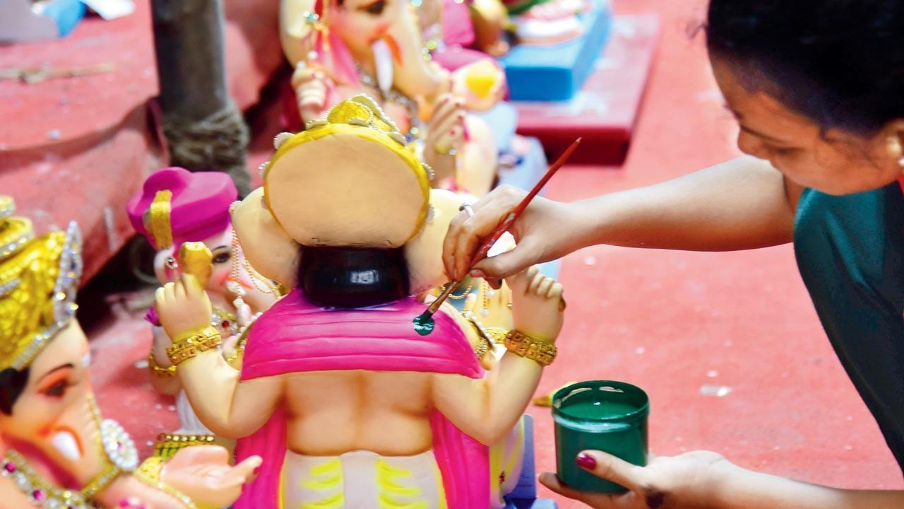 Mumbai: In eco setback, no action against PoP Ganpati idols