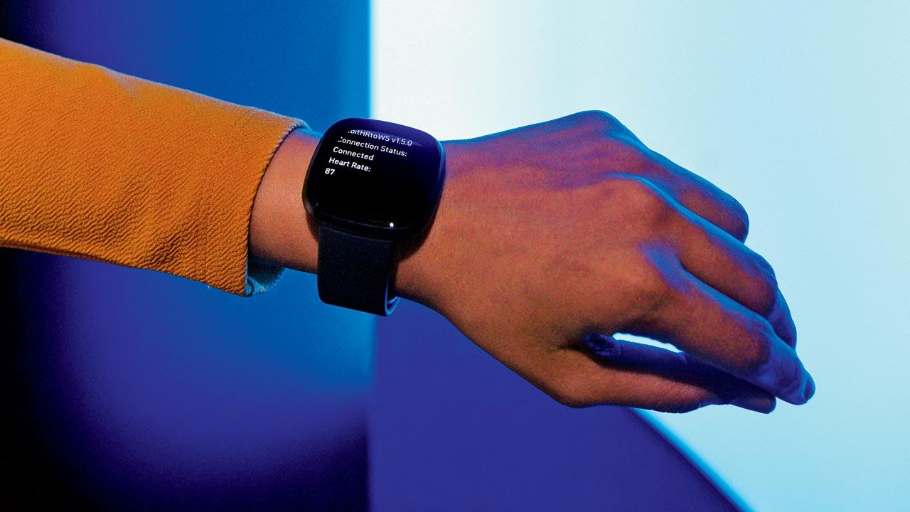 A smartwatch needs to be worn that records the biofeedback