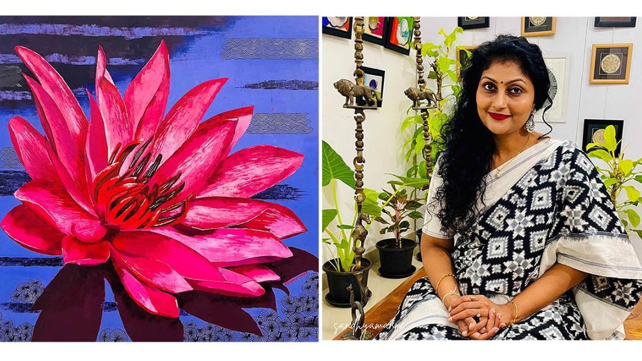 Solo show of Paintings by contemporary artist SANDHYA MANNE in Jehangir Art