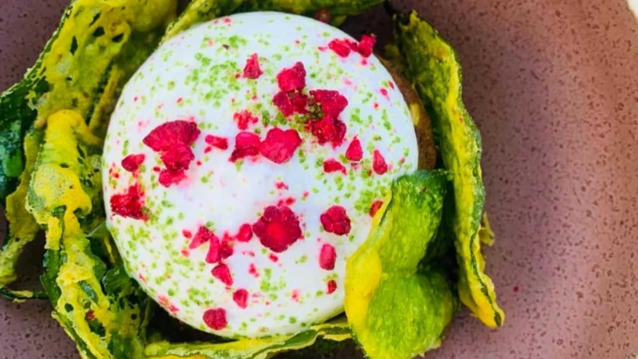 This Janmashtami, chef Jagdish Naidu from Ishaara tells you to take this love for curd to the next level by making a sweet potato and beetroot tikki with yoghurt mousse. Photo Courtesy: Ishaara