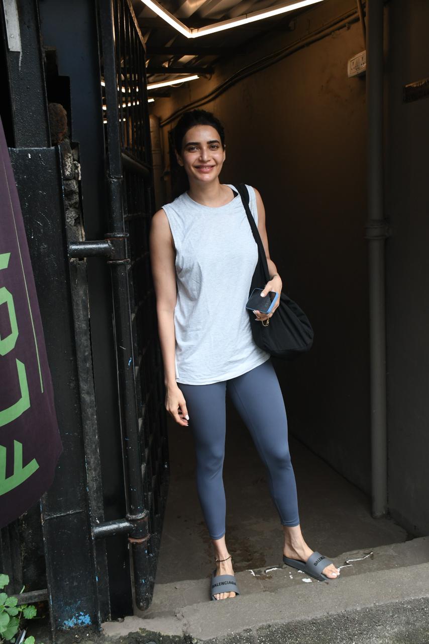 Karishma Tanna looked stunning as she was snapped in the city