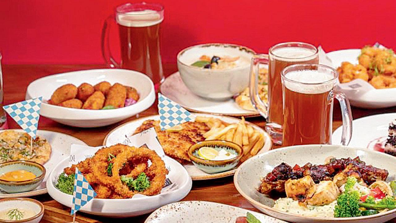 Classic fareExperience Bavarian delights such as crispy potato pancakes with broccoli and emmental, airy soda bread crostini, schnitzel, käsespätzle pasta, sauerbraten, currywurst and the classic German-style trifle to end on a sweet note. Don’t miss a range of beers for a merry time. On till October 3; 6 pm onwards at L&S Bistro; Call: 9322854849; Cost: Rs 1,799 (for a bucket of four pints of beer), Rs 675 onwards (food). 