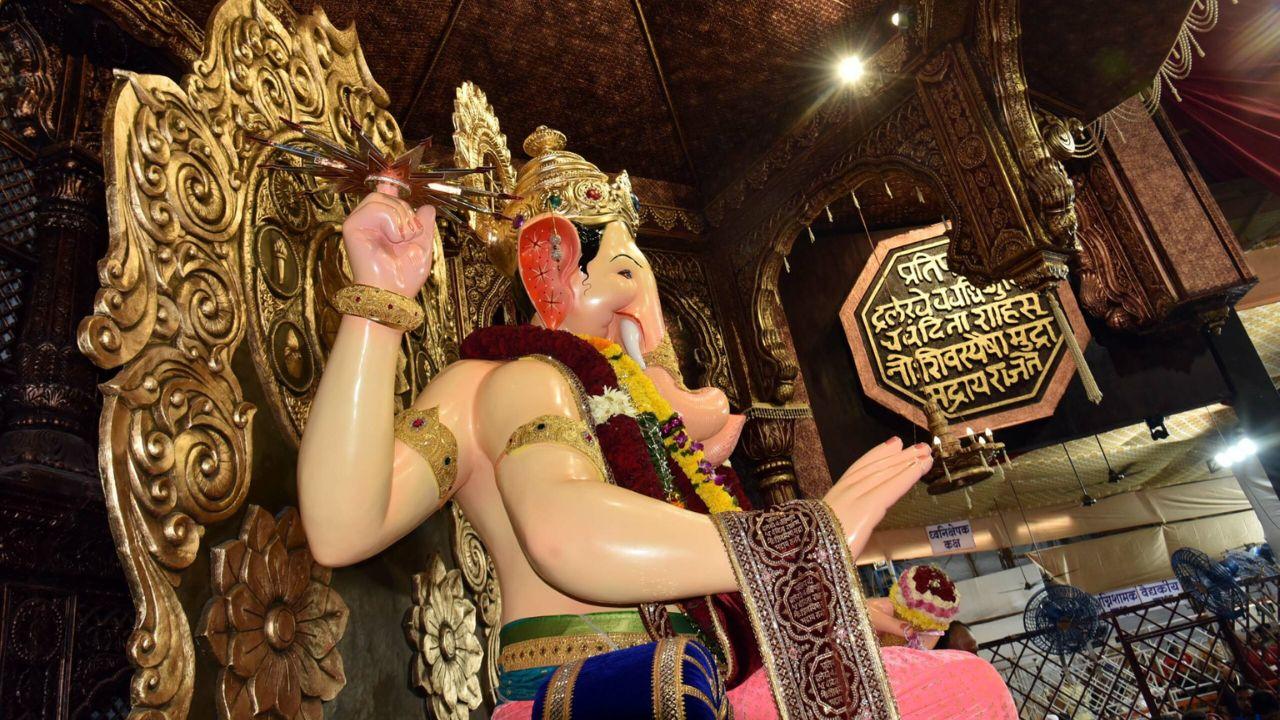 The iconic pandal receives an overwhelming amount of donation from devotees every year. This year, within five days of Ganeshotsav, which began on September 19, the pandal received over Rs 2 crore in donations.