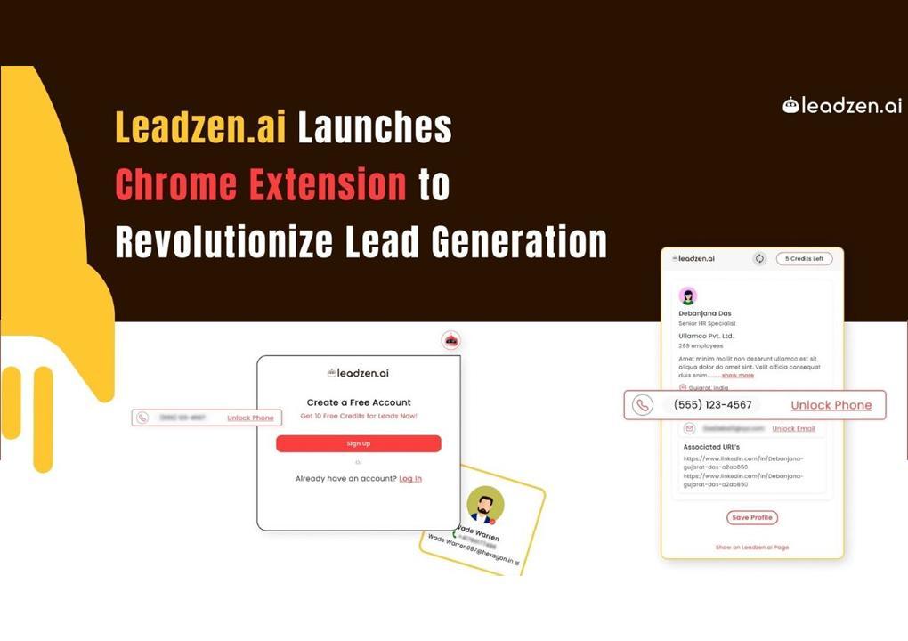 Leadzen.ai Launches Chrome Extension to Revolutionize Lead Generation
