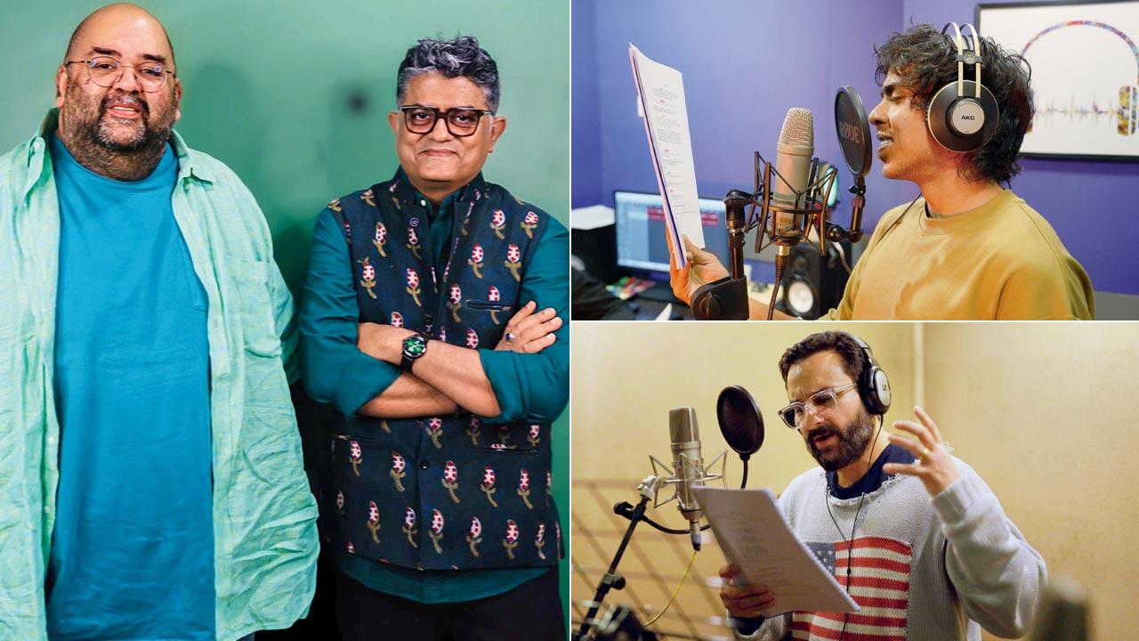 Actor Gajraj Rao decided to give podcasting a shot after Amit Doshi, Head, IVM Podcasts-Pratilipi, shared his vision for Chitthiyaan, a fiction anthology; BAFTA-nominated actor Adarsh Gourav recording for Desi Down Under, an Audible original coming-of-age series, also voiced by Prajakta Koli and Taaruk Raina; Marvel’s Wastelanders: Star-Lord, which released in June, sees Saif Ali Khan make his audio debut as superhero Peter Quill