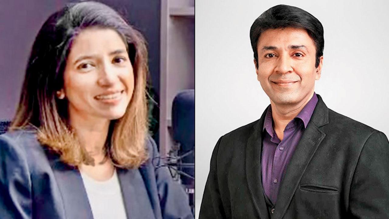 Lizanne Dsouza and Sanjay Rahate