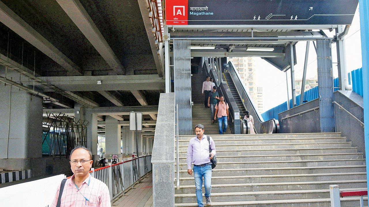 Commuters were allowed to access the north side entrance. 