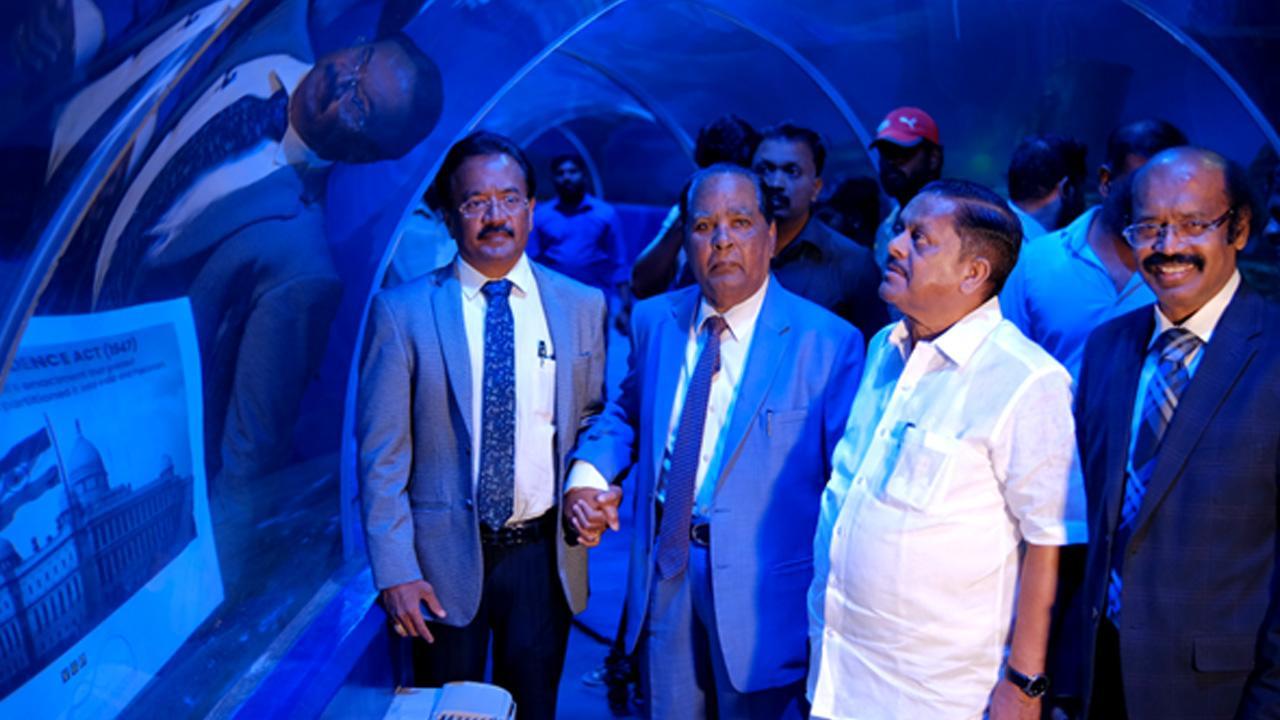 TN Tourism Minister TK Ramachandran inaugurates Independence day event at the VGP Marine Kingdom