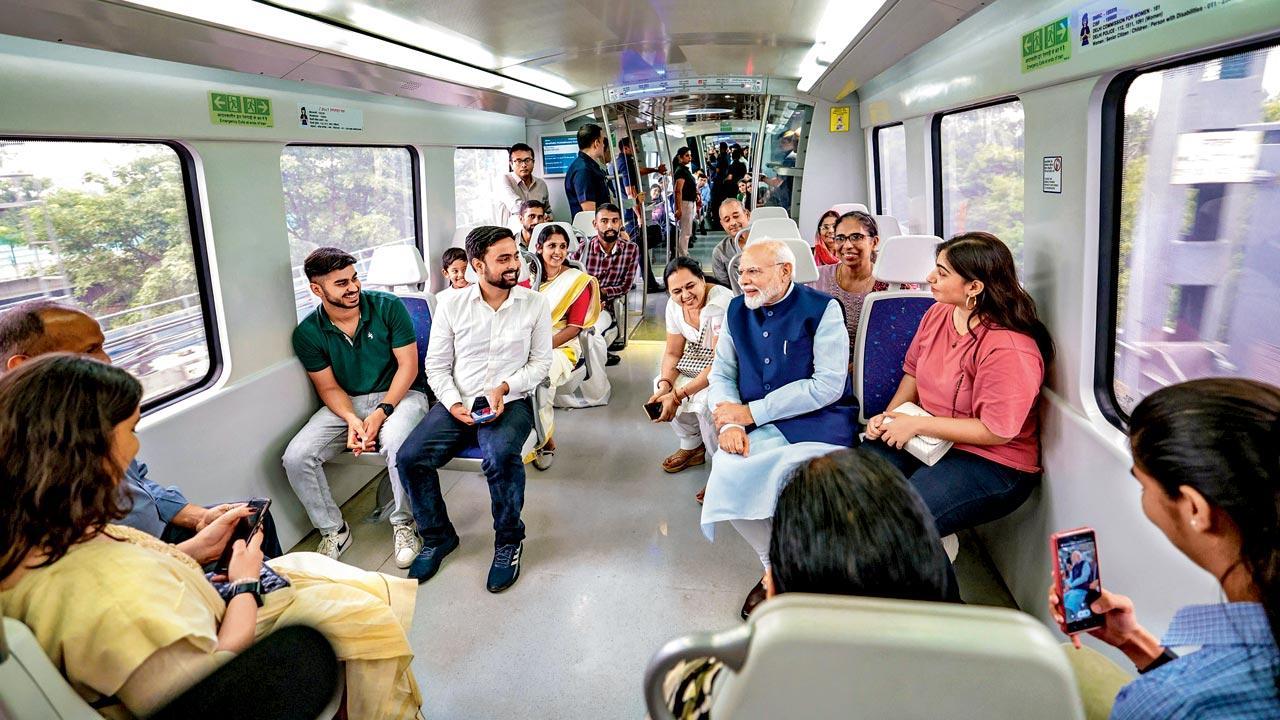 ‘Metro trains running at 120 kmph on Airport Line’
