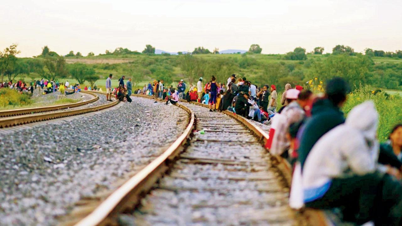 Mexican rail operator halts trains due to migrants climbing aboard