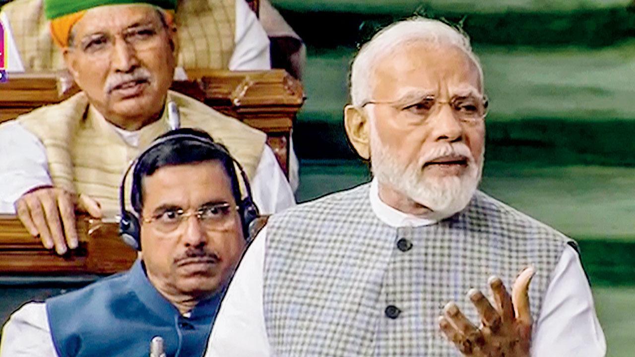 PM Modi bids adieu to old Parliament building