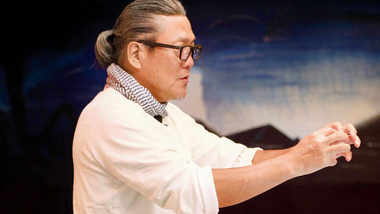 Chef Morimoto during a session