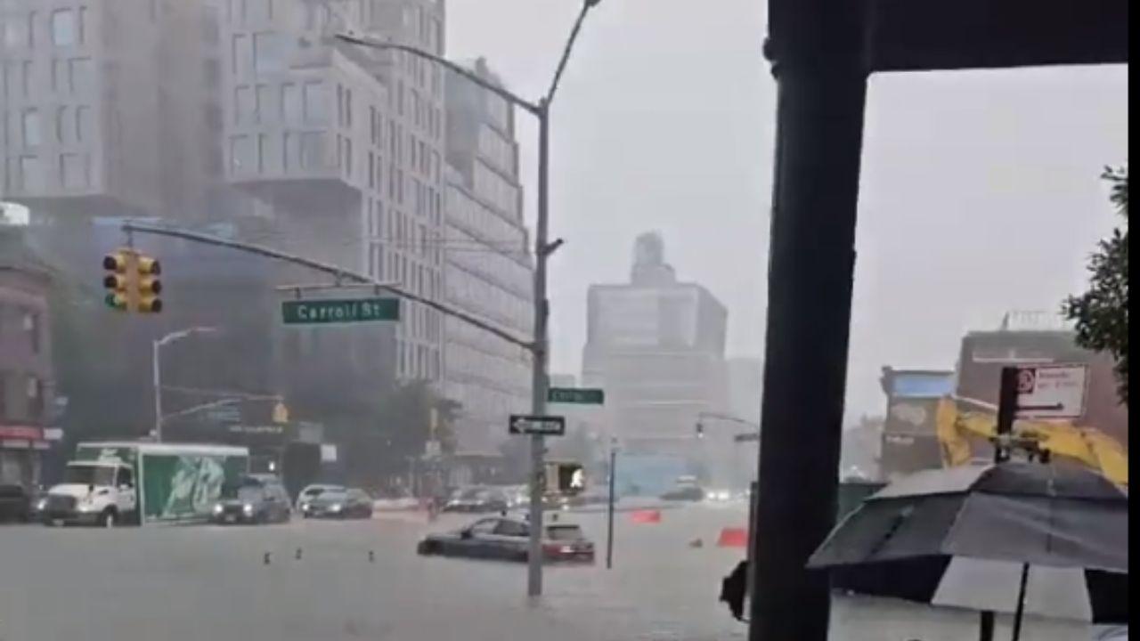 New York City faces torrential rain and flooding emergency