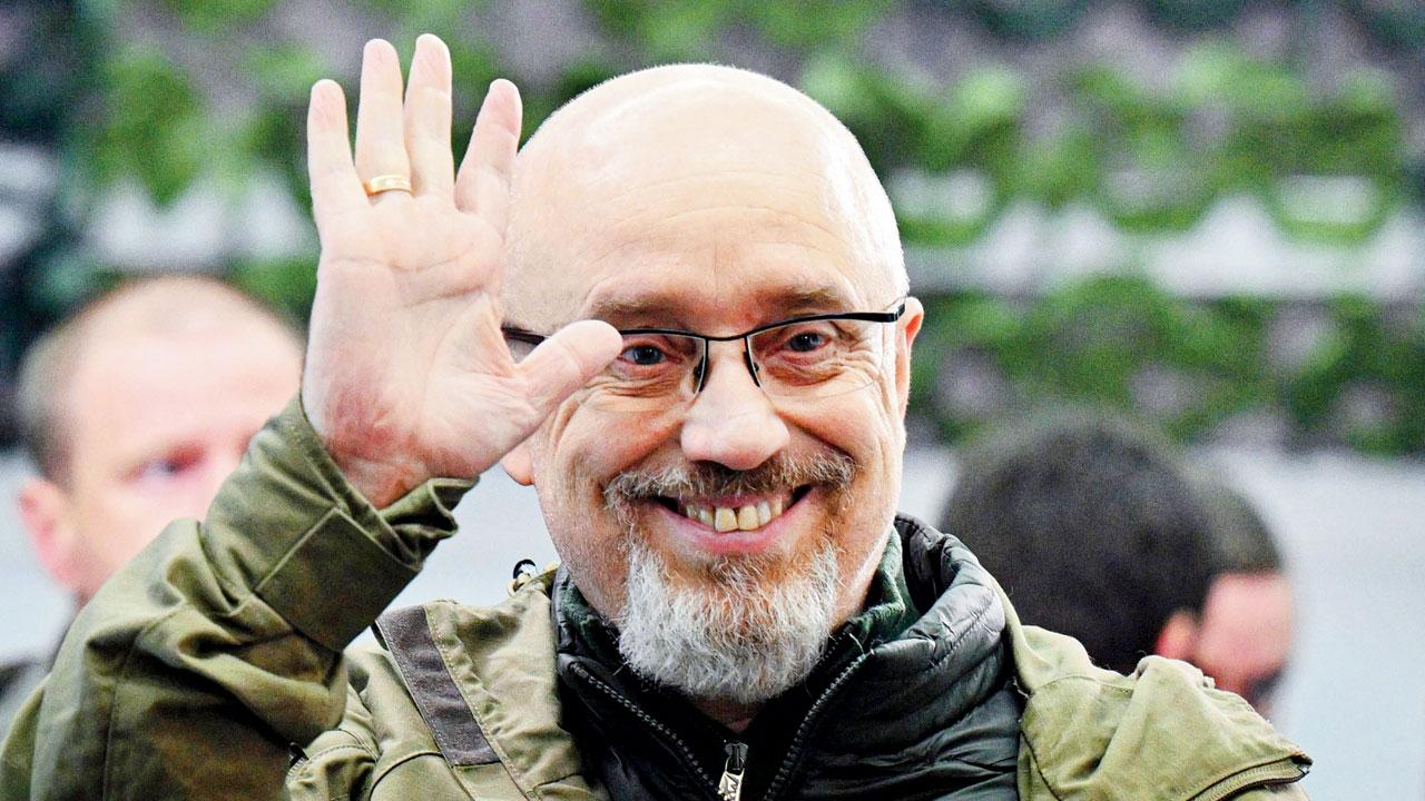Former Minister of Defence Oleksii Reznikov. PIC/AP