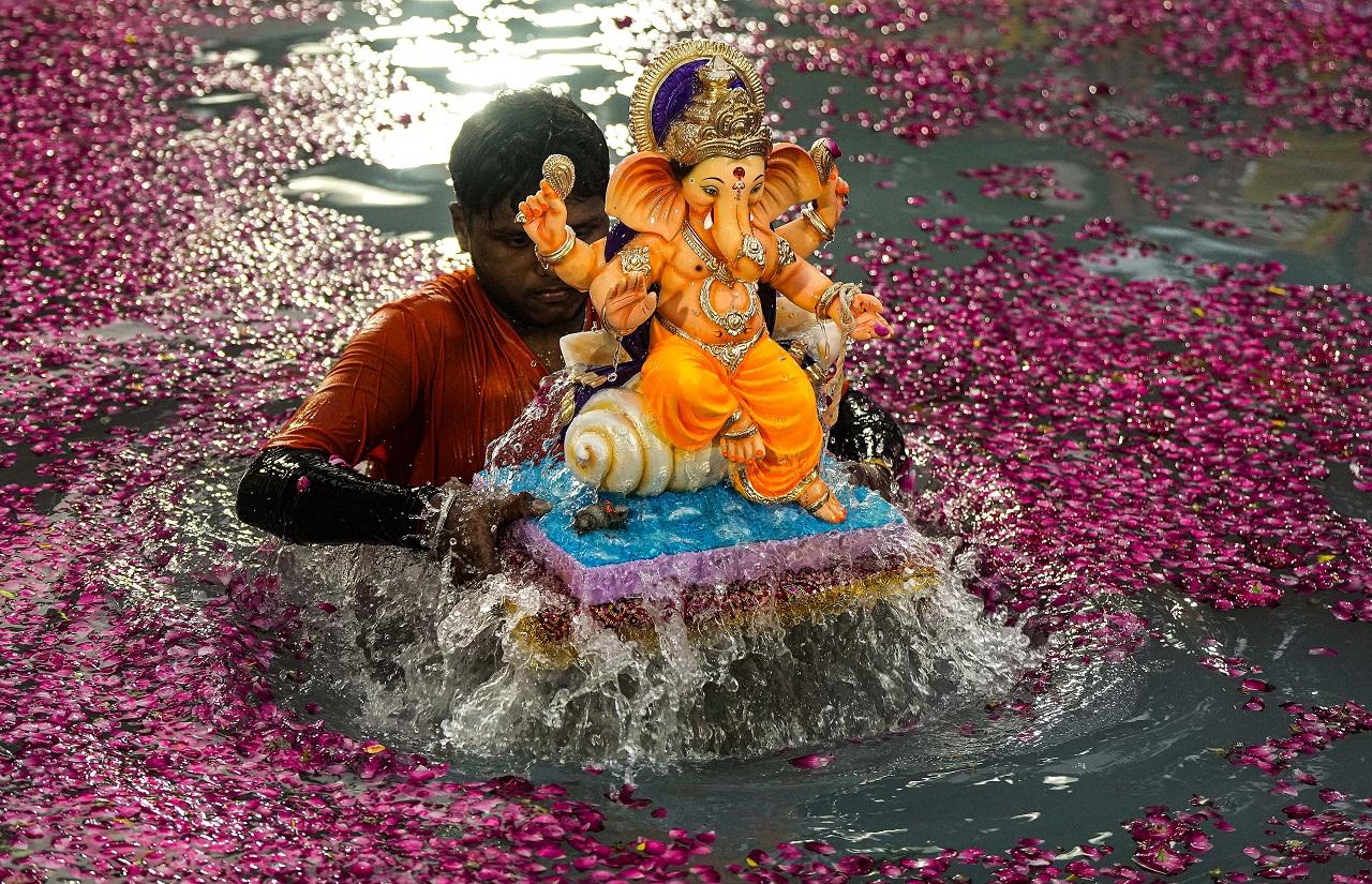 Of the immersion figures so far, the BMC said, 66,435 were household Ganapati idols, while 350 were 