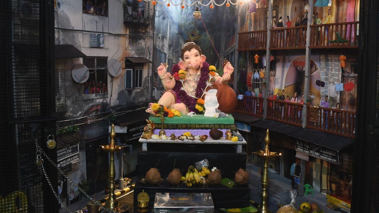 IN PHOTOS: Ganeshotsav celebrations in Parel's Kondachi Chawl 