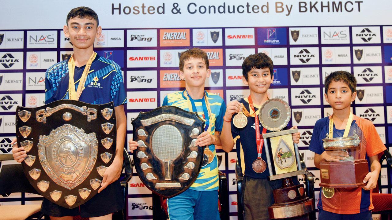 Pratiyush, Nivaan, Aakarshan, Yuvaan crowned TT champs
