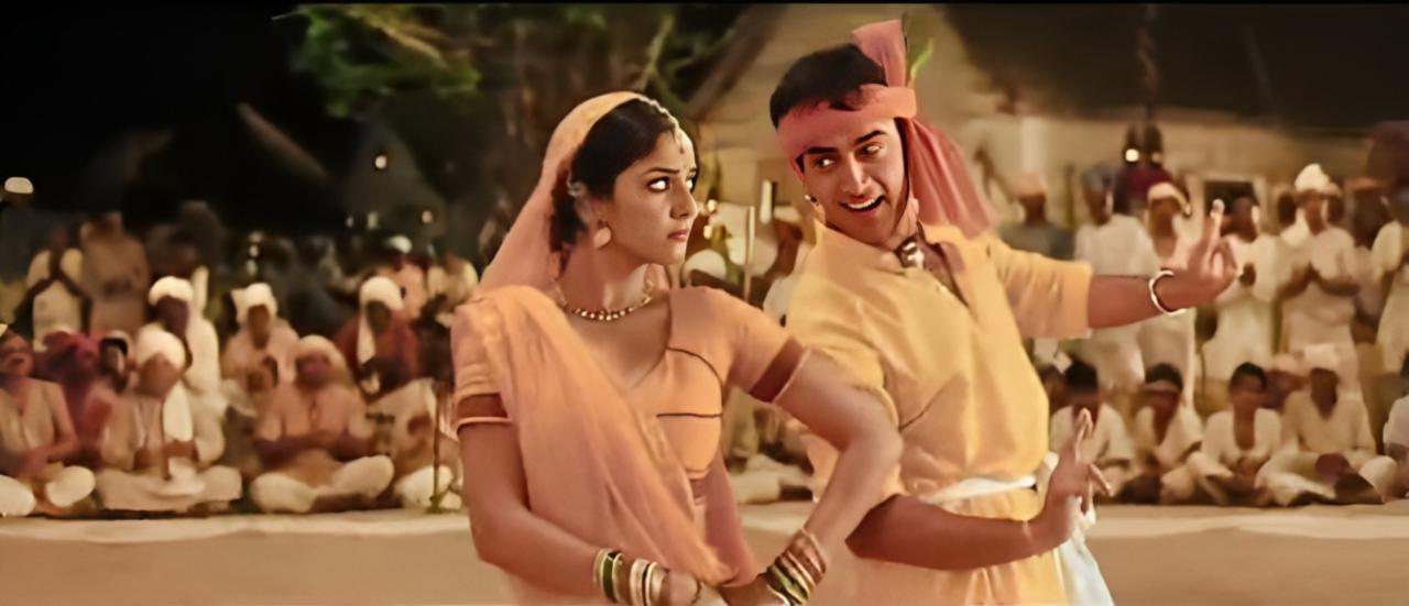 'Radha Kaise Na Jale' is a Hindi song from the movie 'Lagaan'. It portrays Radha's jealousy as she witnesses her beloved Krishna dancing with another woman