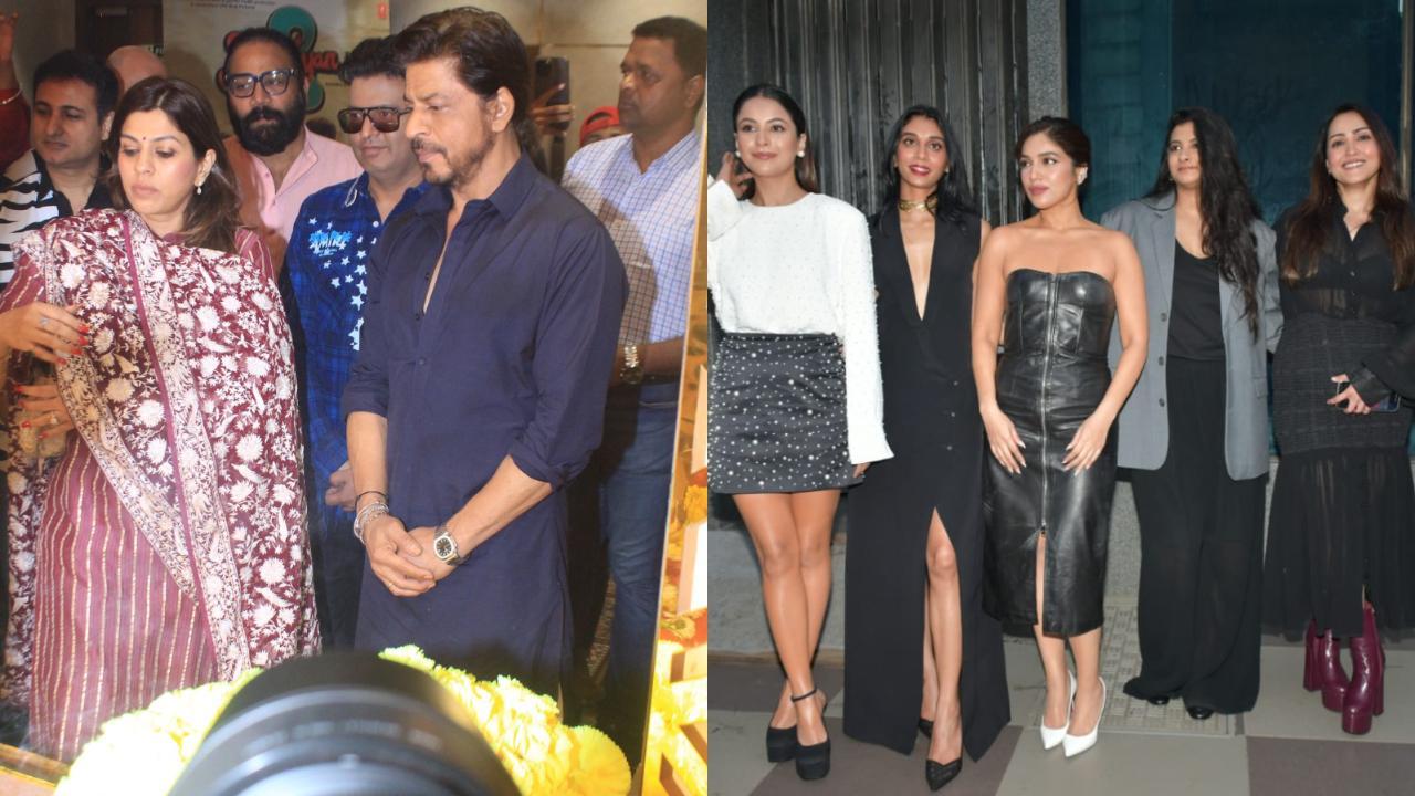 Spotted in the city: SRK visits T-series, Bhumi promotes 'Thank You for coming'