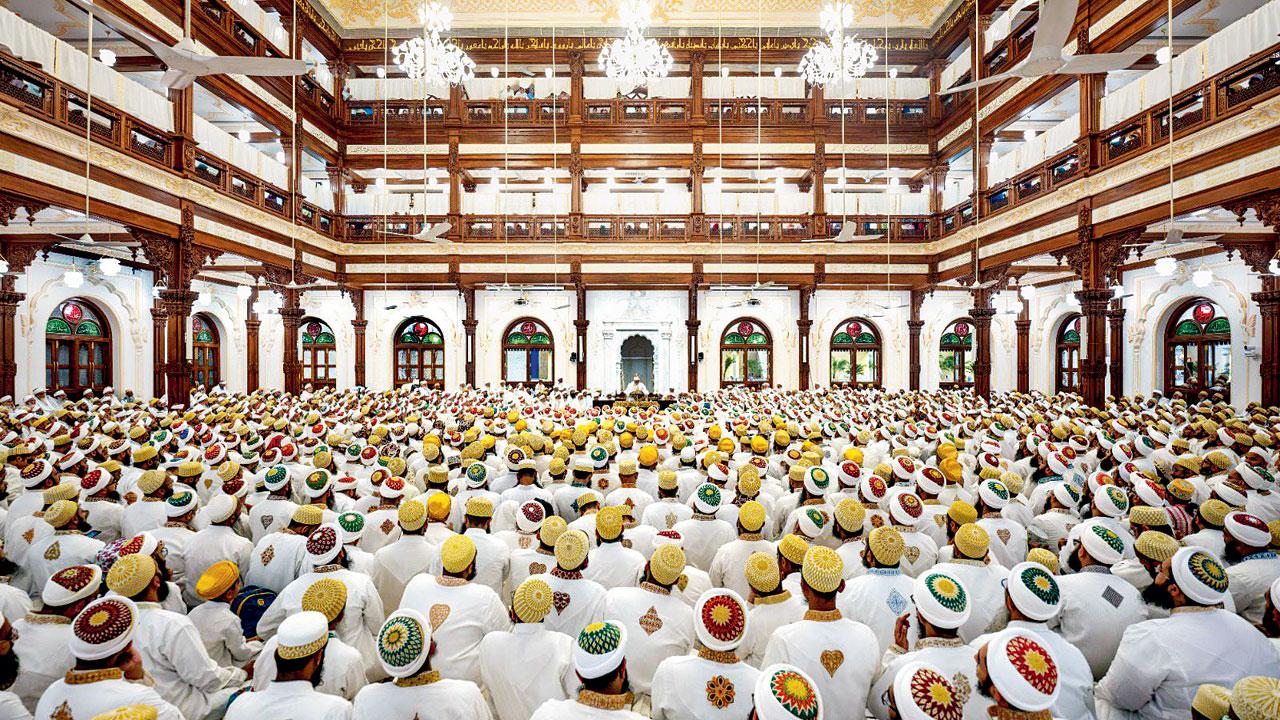 The mosque that was built in 1926 has served as the Dawoodi Bohra community’s primary place of worship in Mumbai
