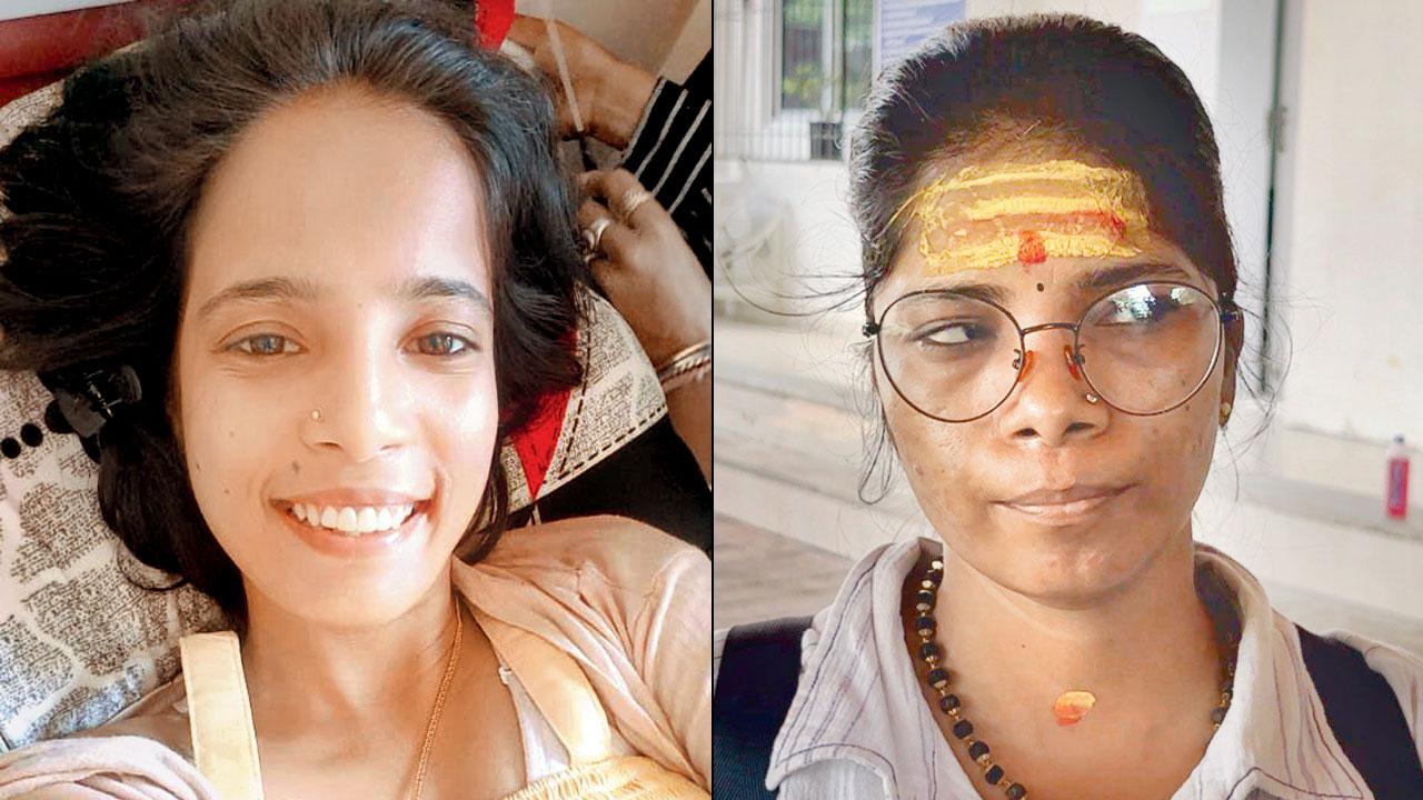Nayna Mahant; (right) Jaya Mahant, Nayna’s sister