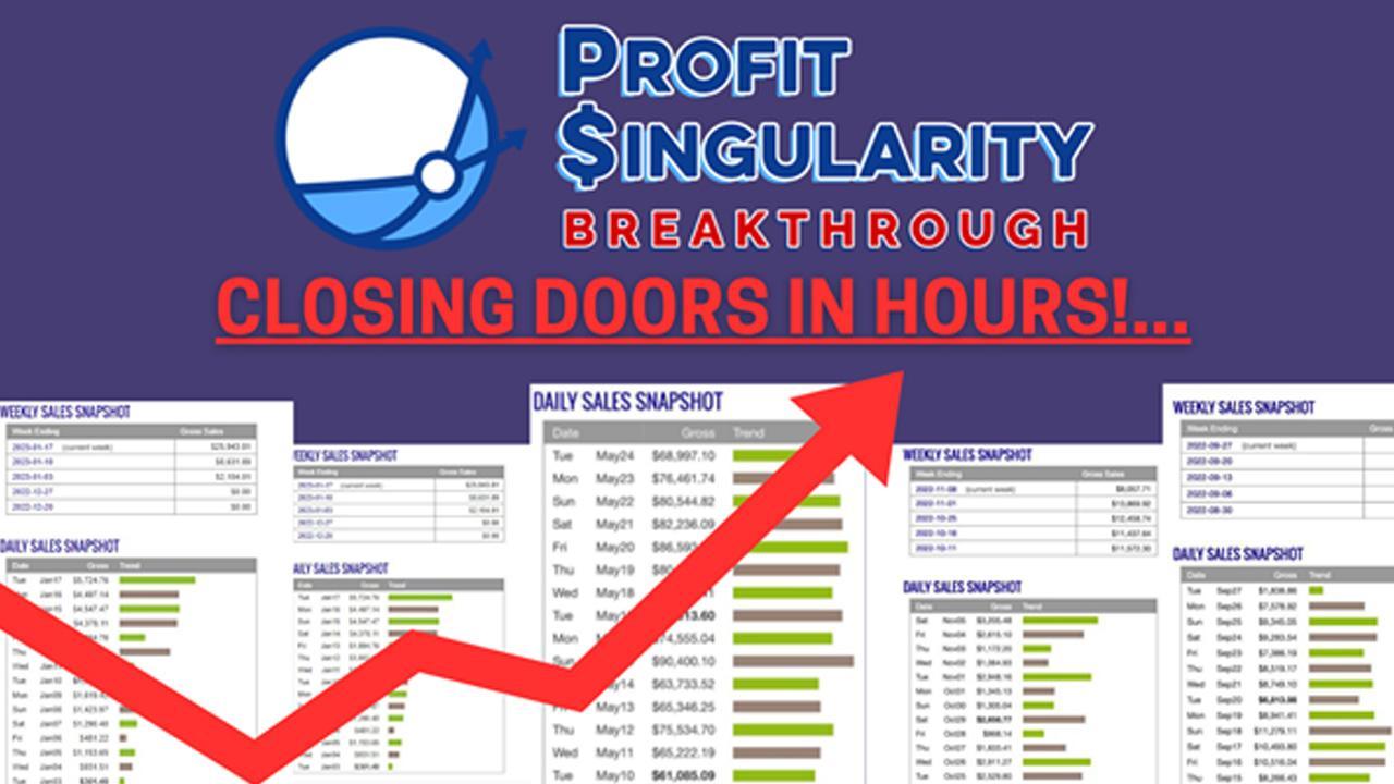 Profit Singularity Breakthrough Review 2023 (Close in 24 Hours): A Must Read