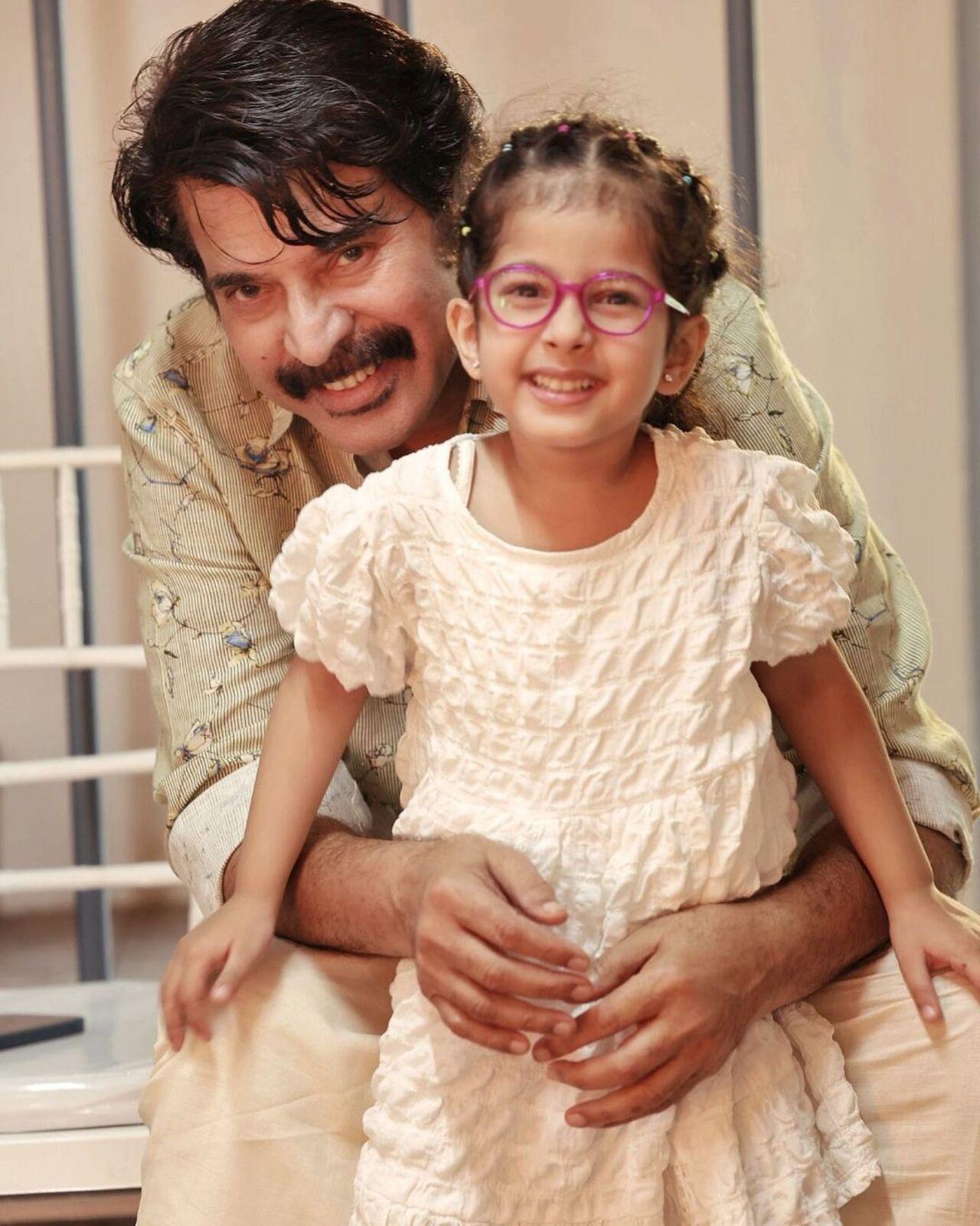 Mammootty never posts pictures with family on his Instagram feed but makes an exception when it comes to his granddaughter, Maryam
