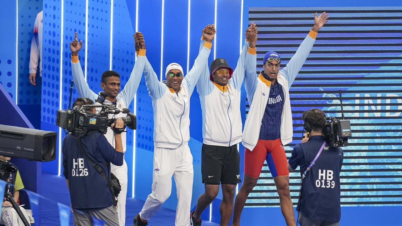 Men’s 4x100m medley team finish fifth in final