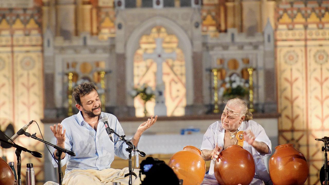 Witness Vikku Vinayakram and TM Krishna's unique performance in Mumbai this week