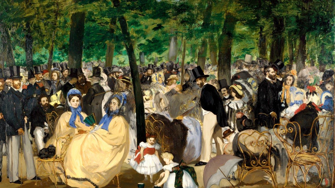 Music in the Tuileries, oil on canvas by Edouard Manet, will mirror the mood of a performed piece