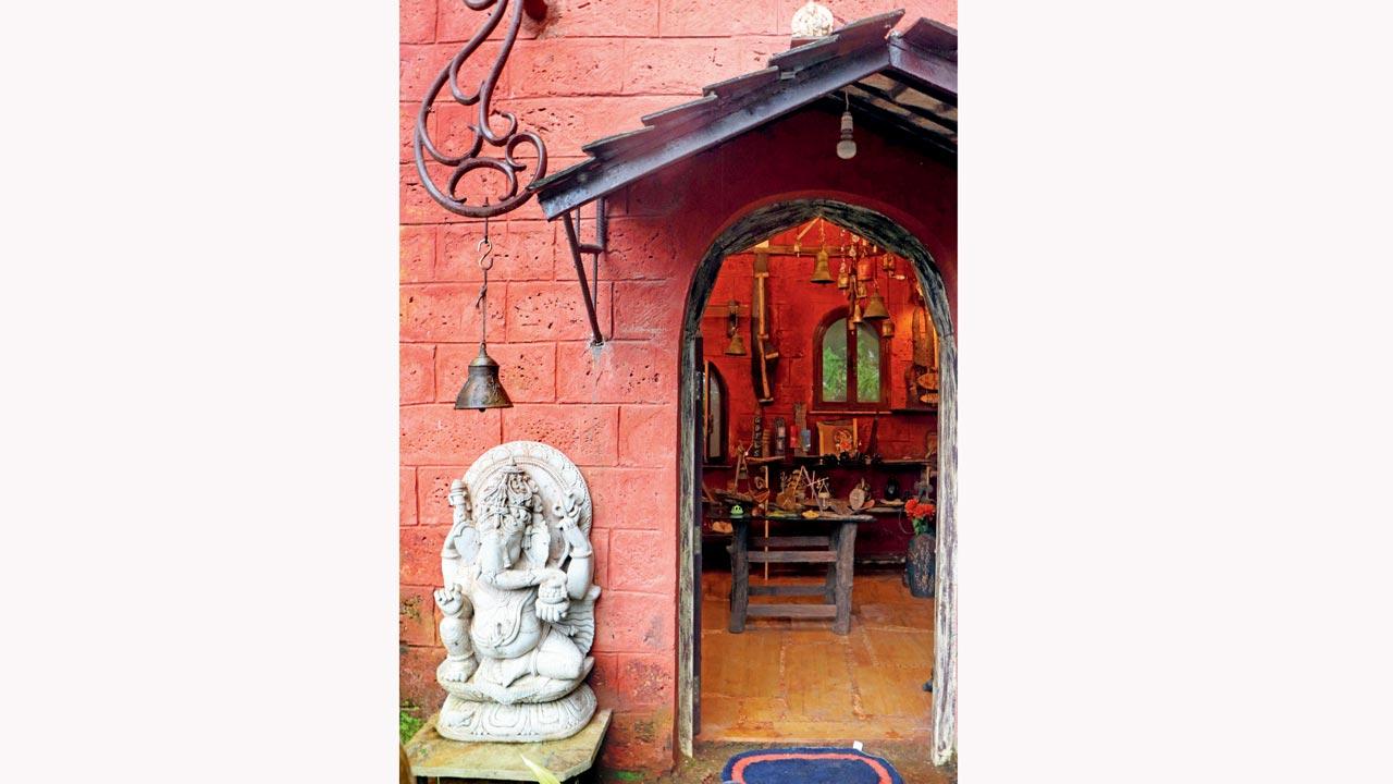 The Goel’s Lonavala residence has a small store that resembles the original one they set up in Mumbai in the 1990s.